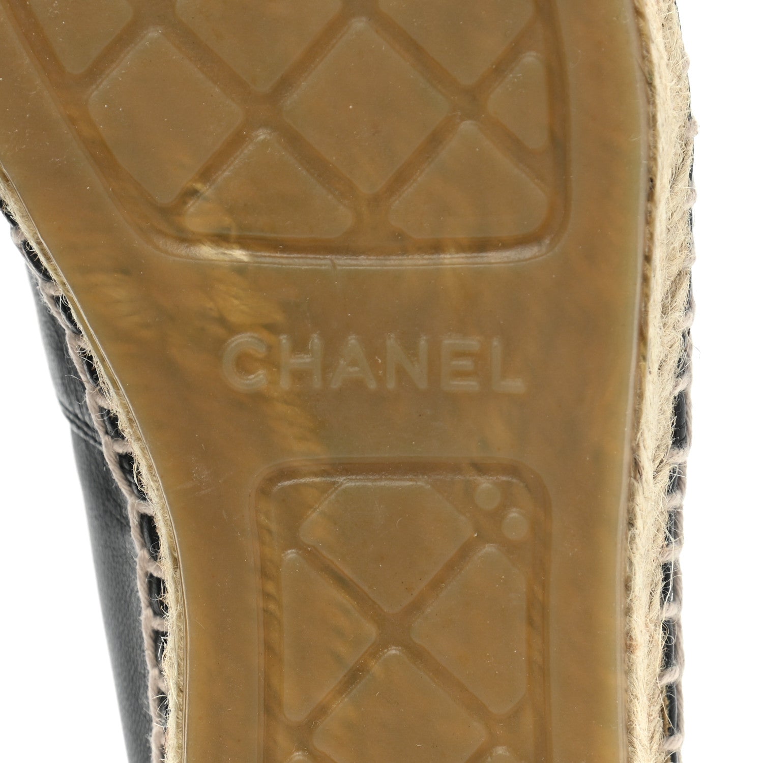 Chanel Lambskin CC Espadrilles 39 Black 6 of 11