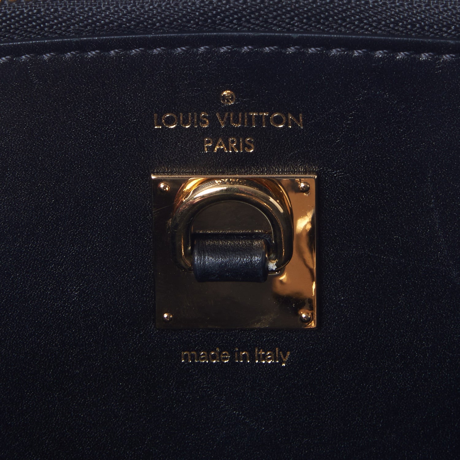 Louis Vuitton Calfskin City Steamer MM Black 8 of 8