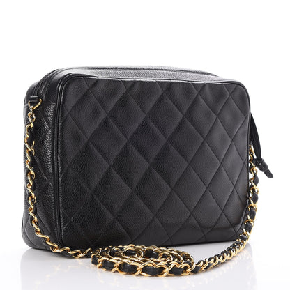 Chanel Caviar Quilted Camera Case Black 3 of 8