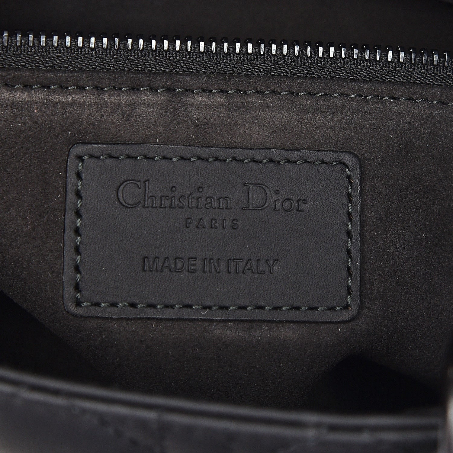 Christian Dior Ultra Matte Calfskin Cannage Medium Lady Dior Black 8 of 11