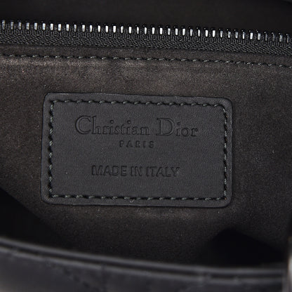 Christian Dior Ultra Matte Calfskin Cannage Medium Lady Dior Black 8 of 11
