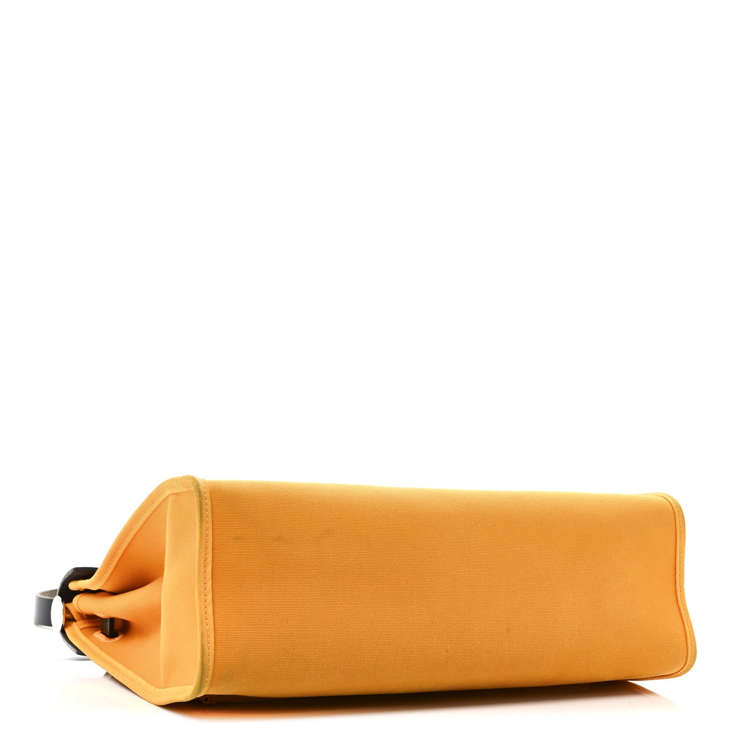 Hermes Vache Hunter Toile Herbag Zip 31 PM Jaune D'Or Bleu Izmir 5 of 11