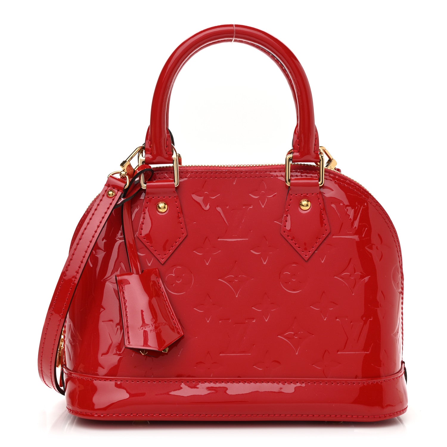 Louis Vuitton Vernis Alma BB Cherry 1 of 9
