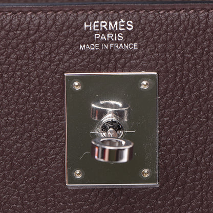 Hermes Togo Kelly Retourne 32 Chocolate 28 of 39