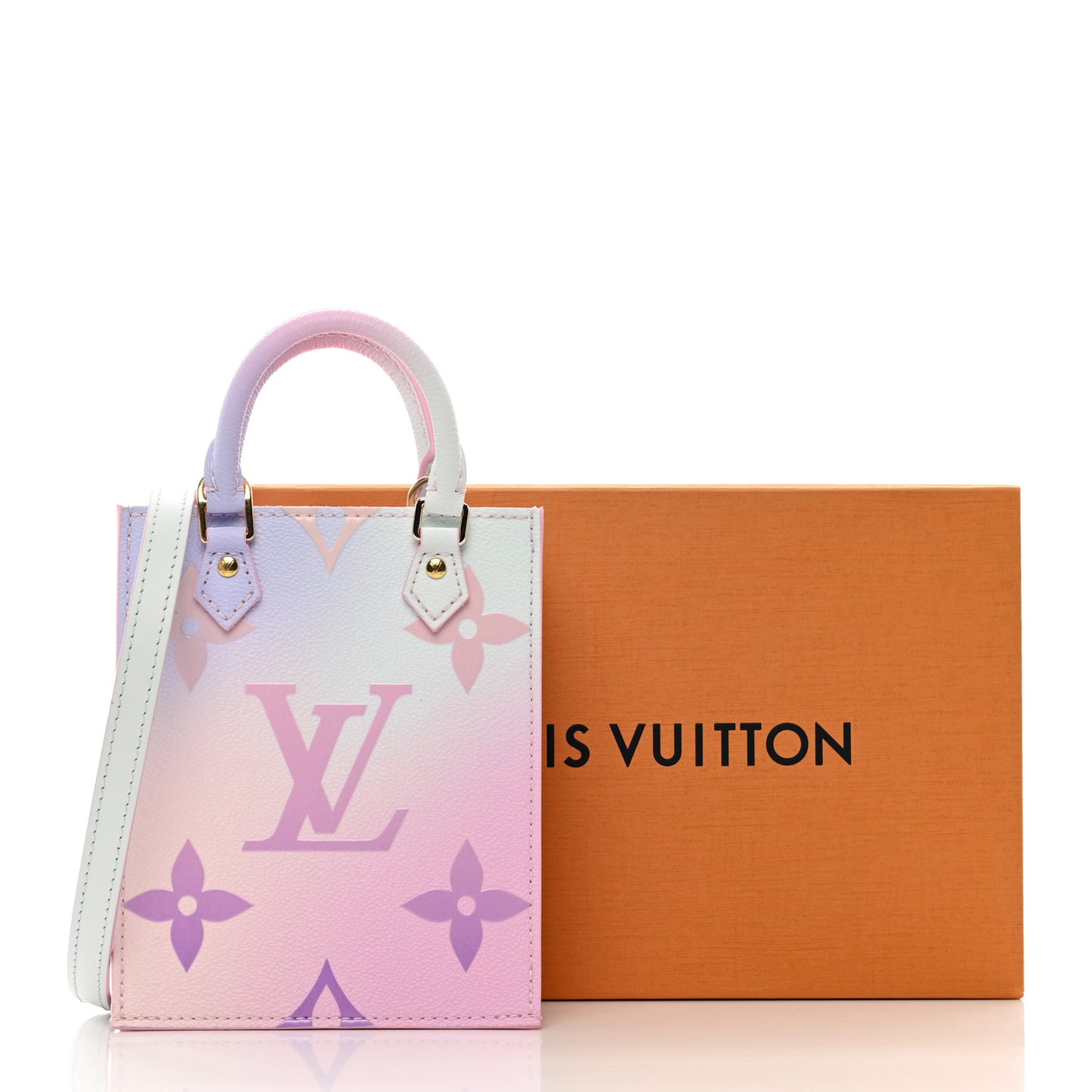 Monogram Giant Spring In The City Petit Sac Plat Sunrise Pastel