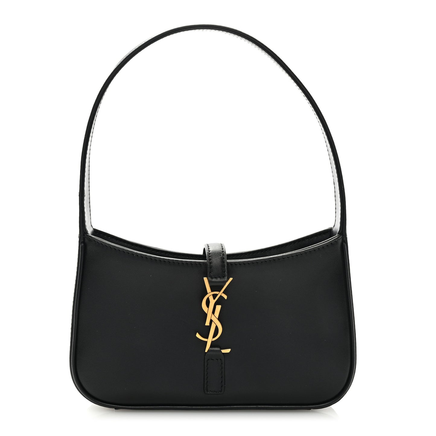 Smooth Calfskin Le 5 A 7 Mini Hobo Black