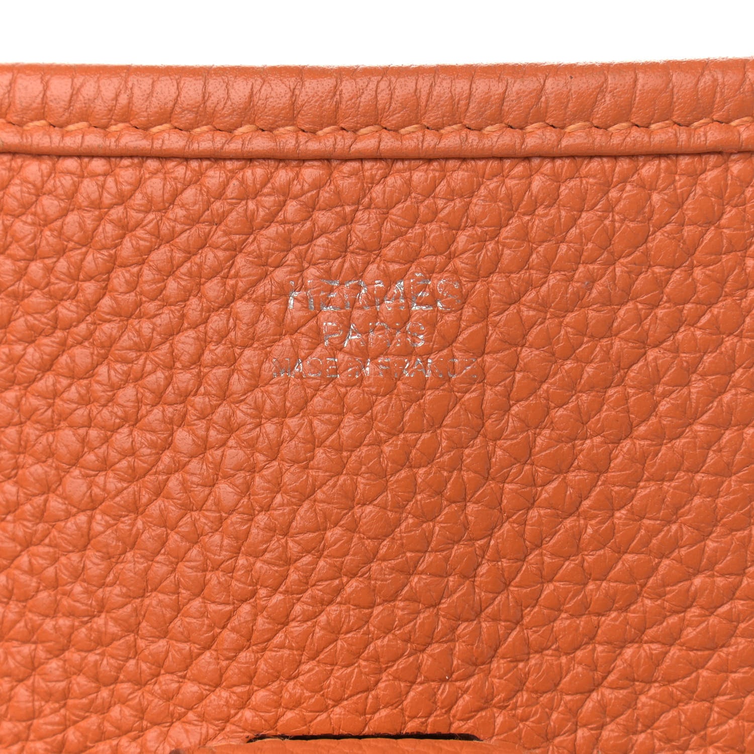 Hermes Taurillon Clemence Evelyne III PM Orange 5 of 19