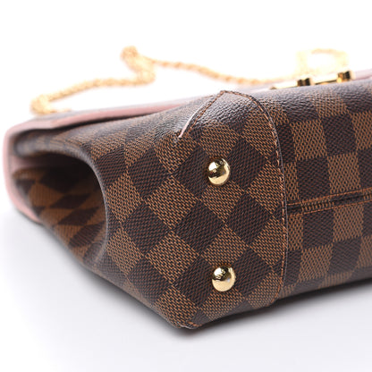 Louis Vuitton Damier Ebene Caissa Clutch Rose Ballerine 7 of 10