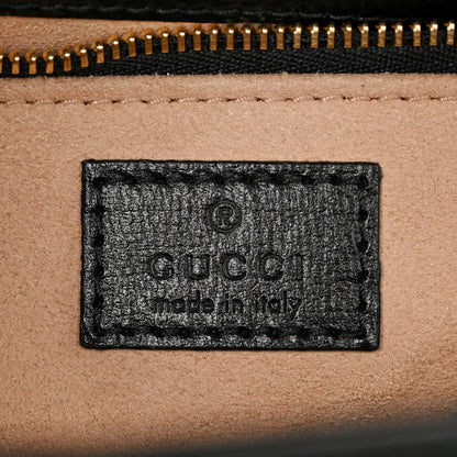 Gucci Azalea Calfskin Horsebit 1955 Shoulder Bag Black 6 of 11