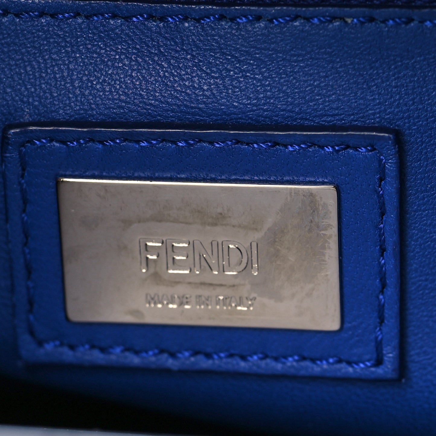 Snakeskin Mini Peekaboo Iconic Satchel Blue Multicolor