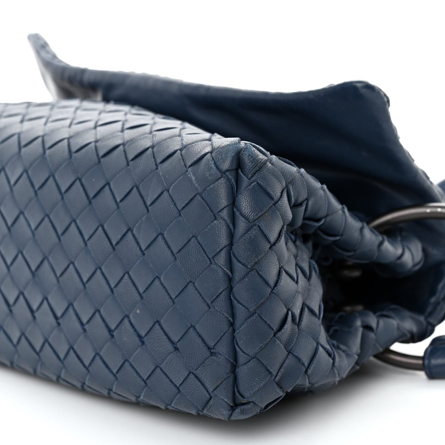 Bottega Veneta Nappa Intrecciato Crossbody Denim 8 of 9