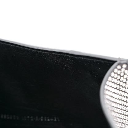 Balenciaga Strass Suede Hourglass Top Handle Bag XS Smoke Grey Crystal 10 of 14