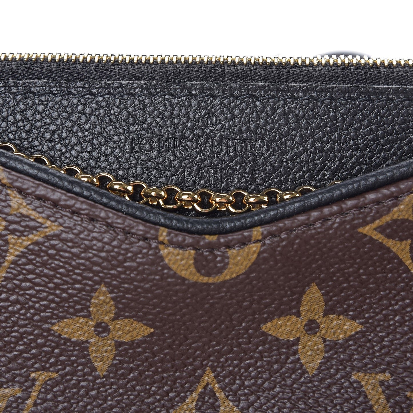 Monogram Pallas Clutch Black