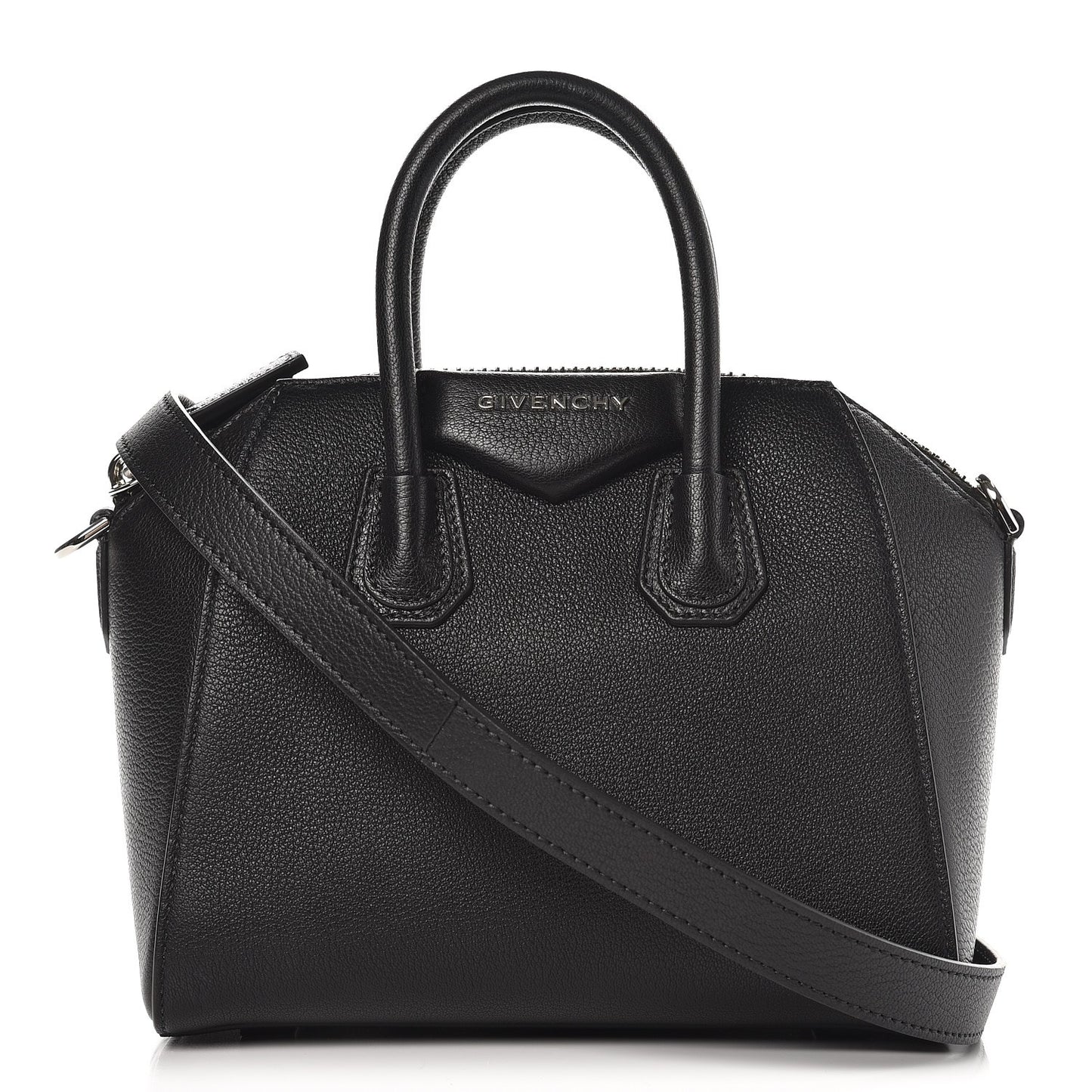 Sugar Goatskin Mini Antigona Black