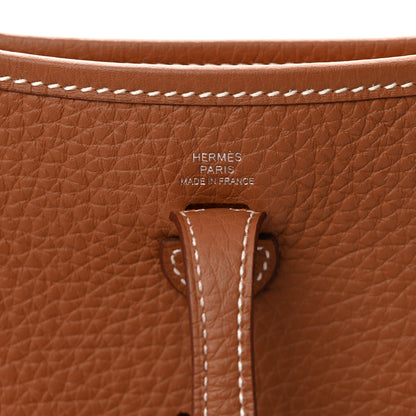 Hermes Taurillon Clemence Evelyne TPM Gold 6 of 11