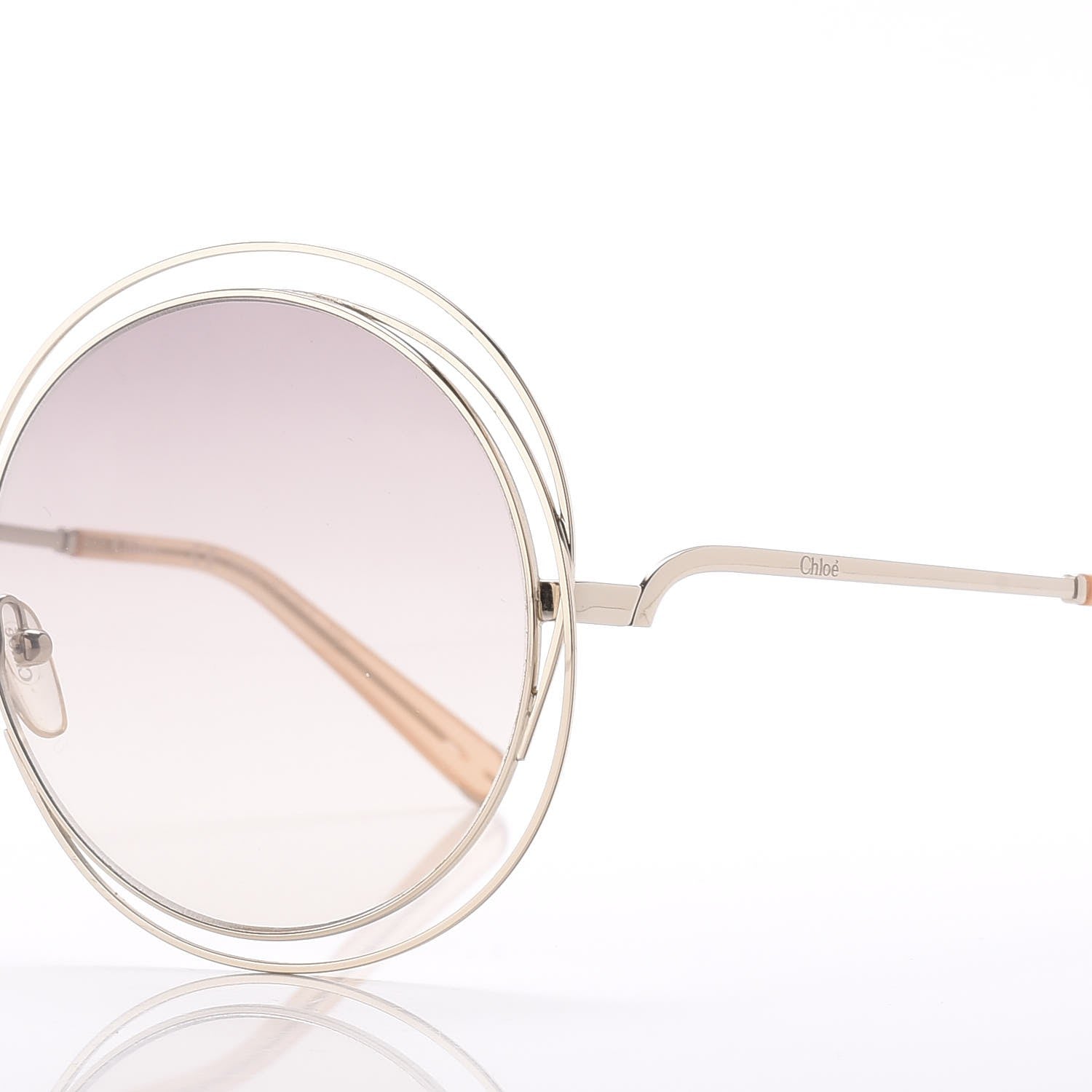 Chloe Carlina Oversized Round Sunglasses CE114S 7 of 8