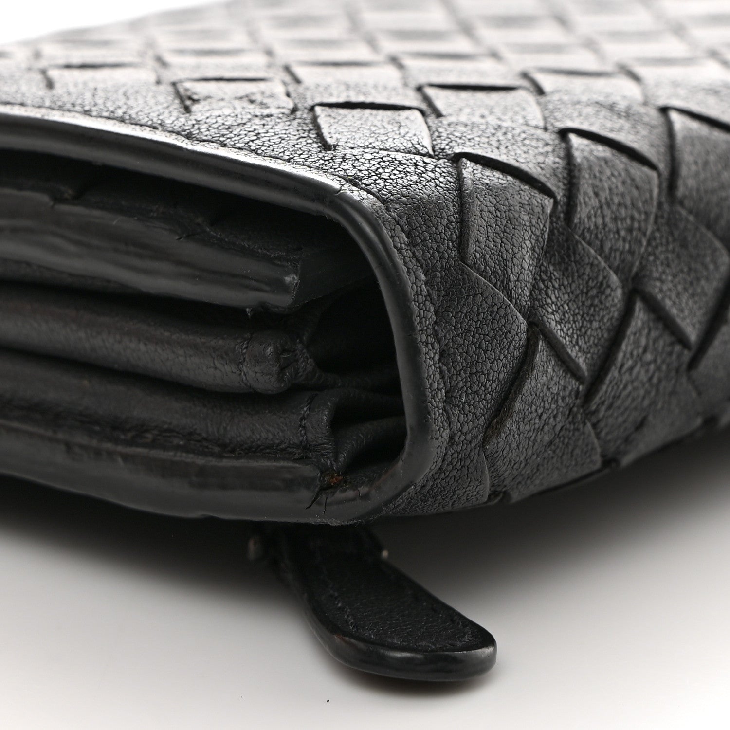 Bottega Veneta Nappa Intrecciato Continental Flap Wallet Ferro Gray 11 of 12