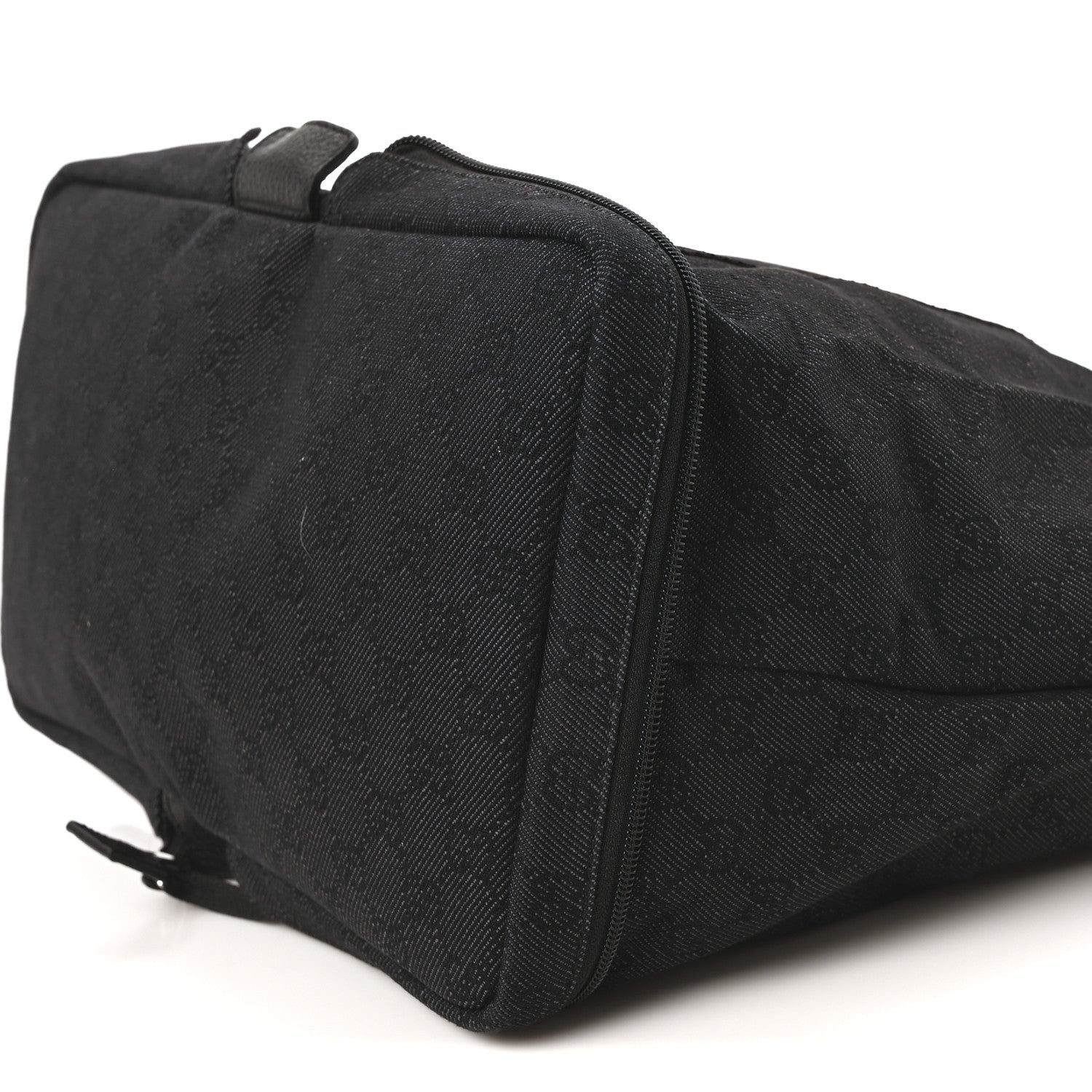Gucci Denim Monogram Large Collapsible Travel Tote Black 10 of 10