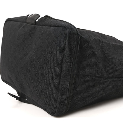 Gucci Denim Monogram Large Collapsible Travel Tote Black 10 of 10