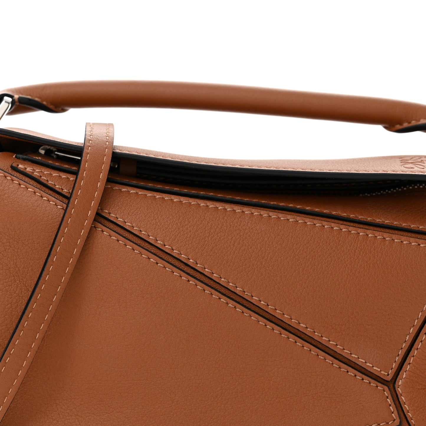 Calfskin Mini Puzzle Bag Tan