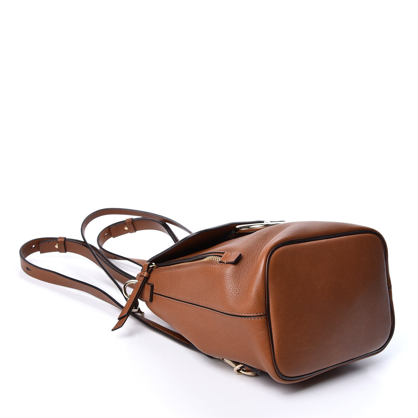Suede Calfskin Medium Faye Backpack Tan