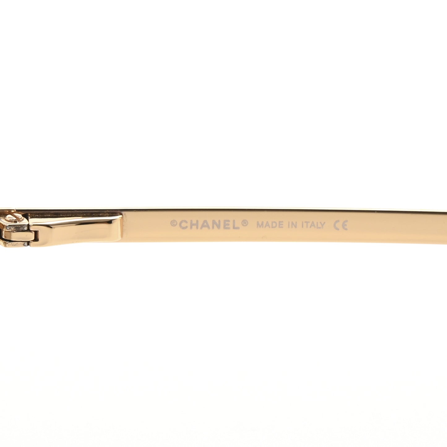 Crystal CC Logo Sunglasses 4104-B Gold