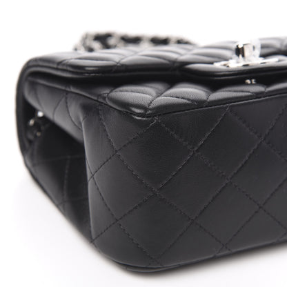 Chanel Lambskin Quilted Mini Square Flap Black 8 of 11