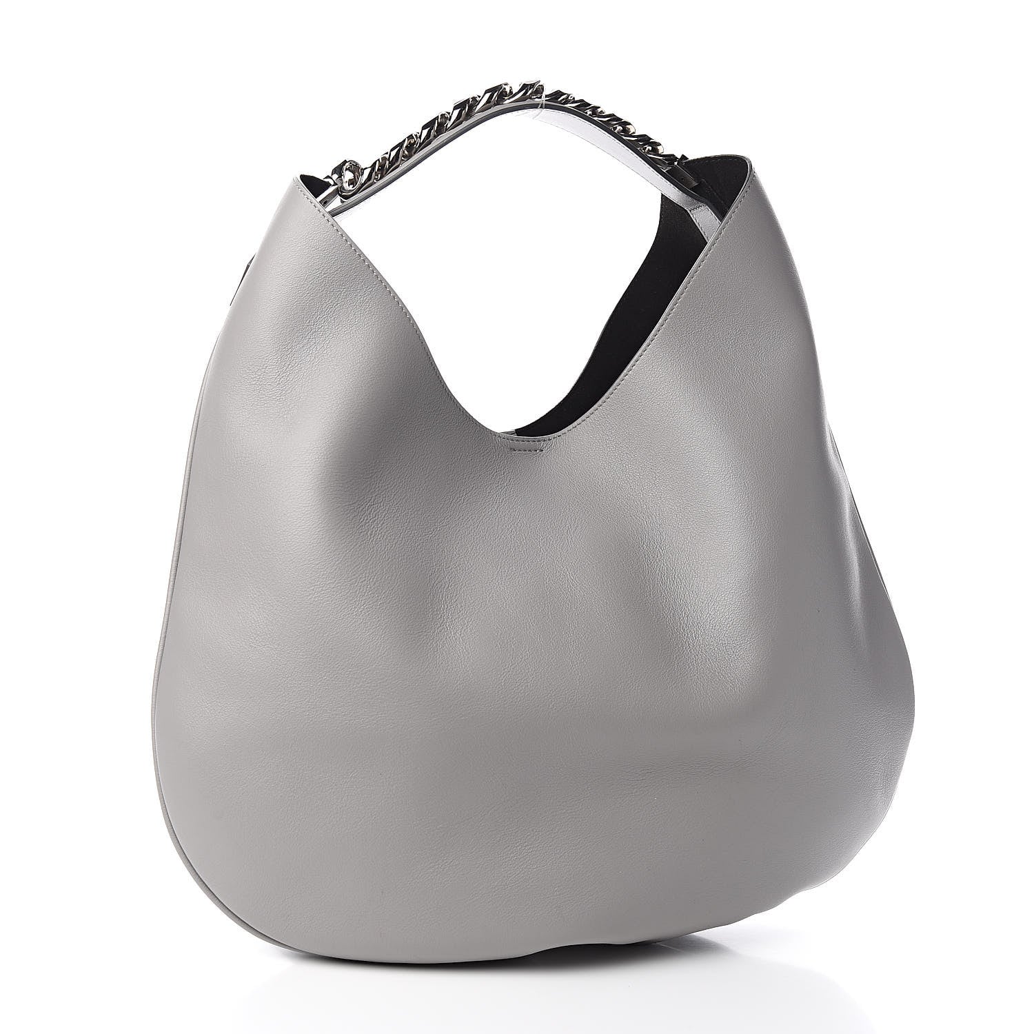 Givenchy Calfskin Medium Infinity Hobo Bag Pearl Grey 4 of 10