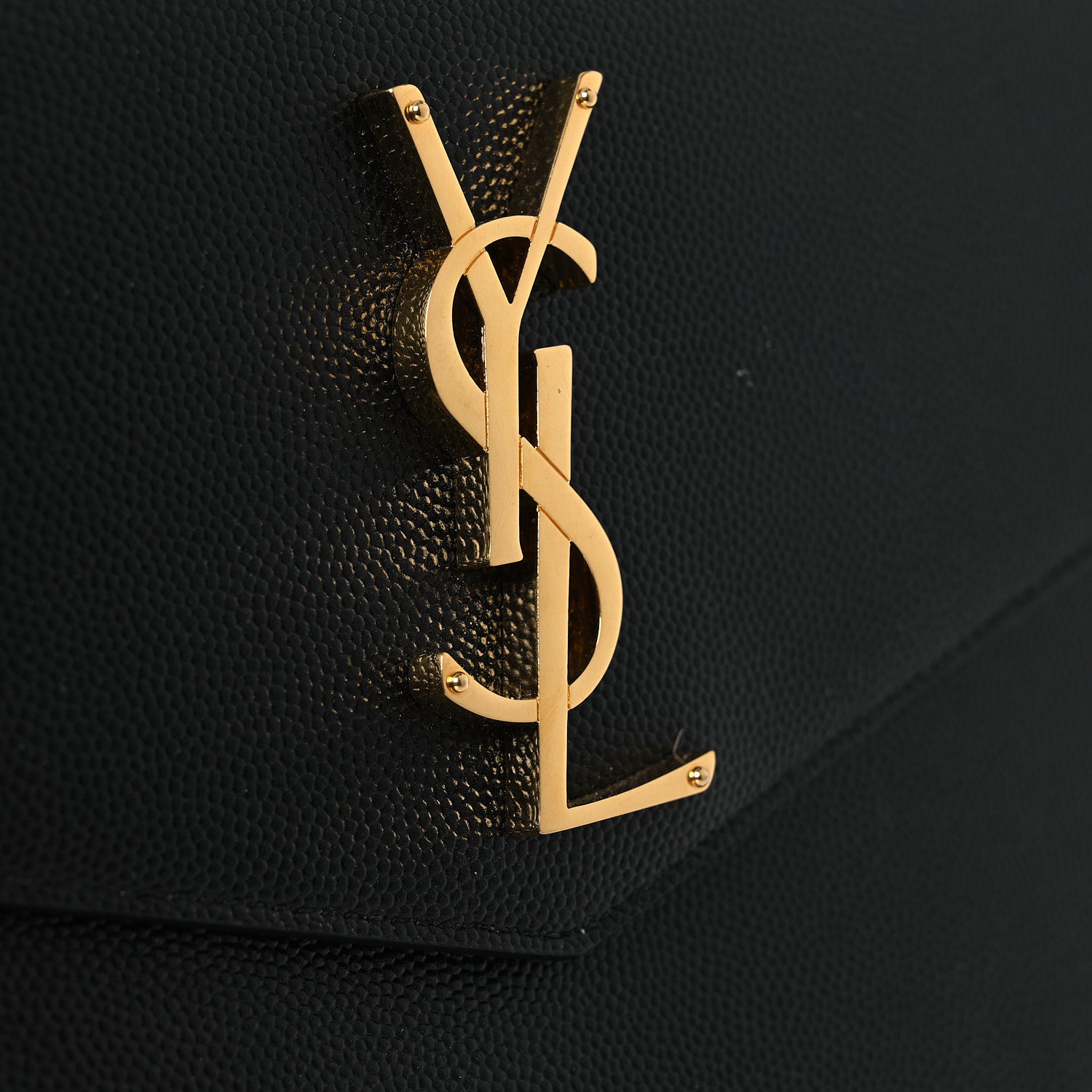 Saint Laurent Grain De Poudre Uptown Pouch Black 8 of 10