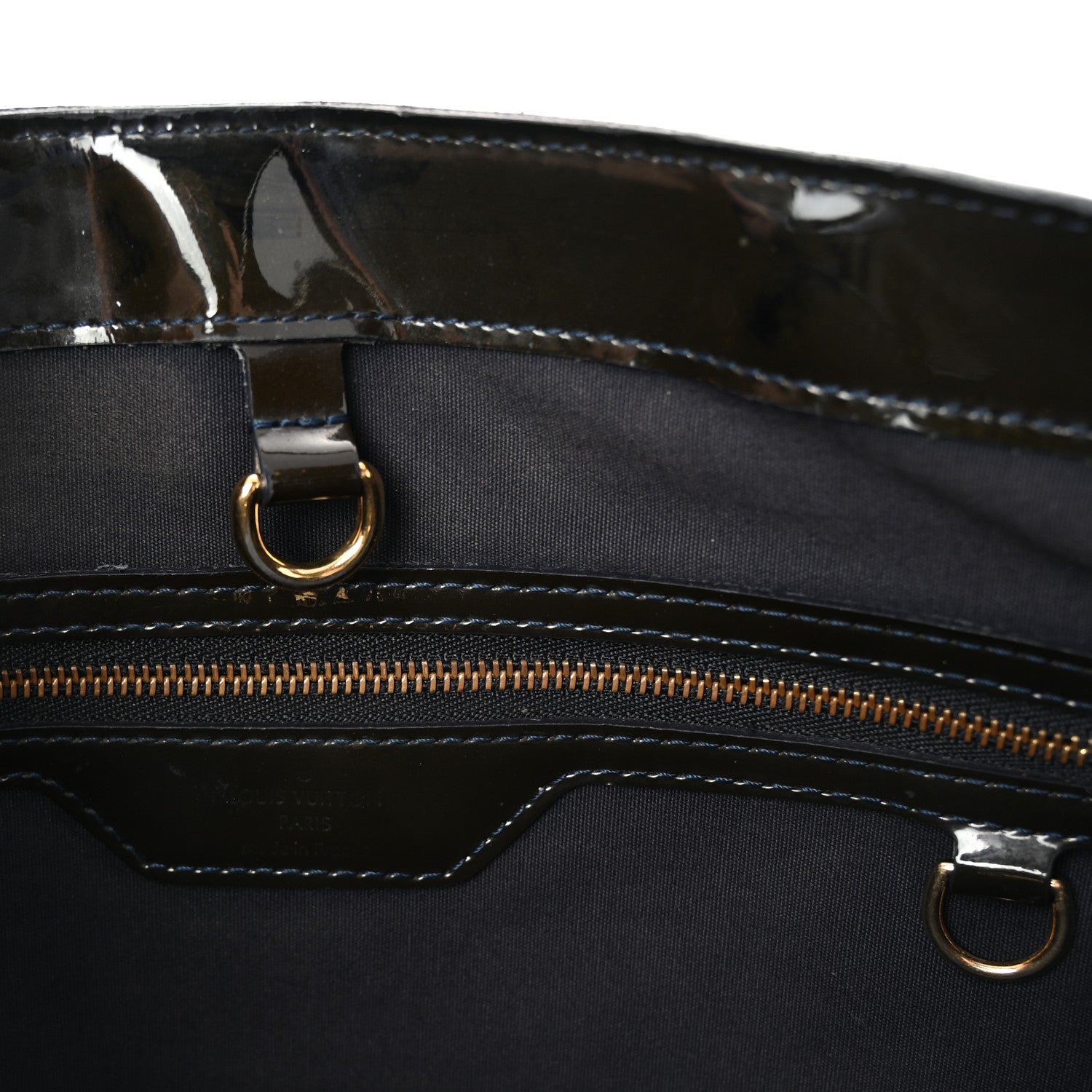 Louis Vuitton Vernis Wilshire MM Blue Infini 6 of 9