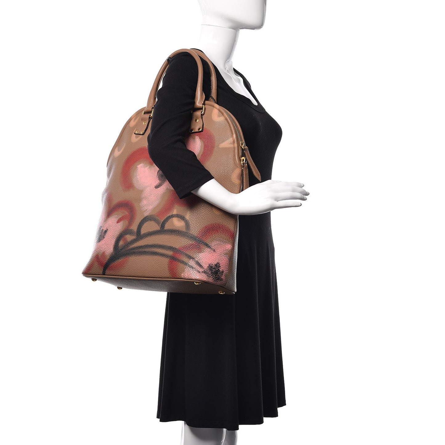 Prorsum Grainy Calfskin Hand Painted Bloomsbury Dark Sand