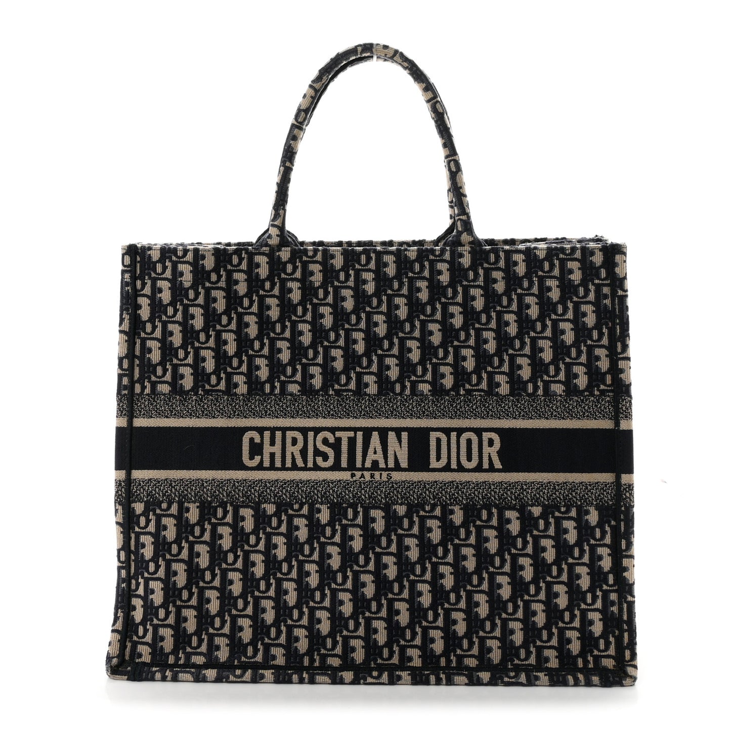 Oblique Large Book Tote Blue Multicolor
