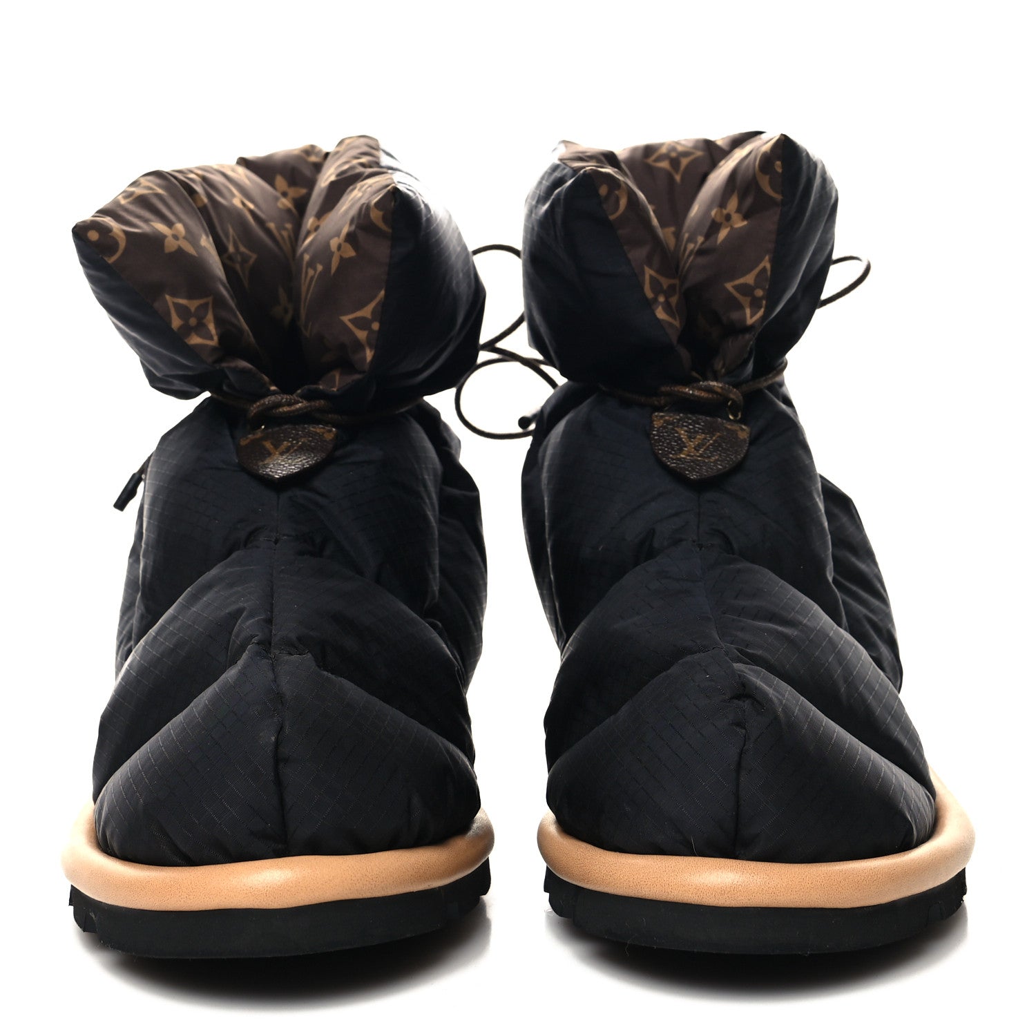 Louis Vuitton Nylon Monogram Pillow Comfort Ankle Boot 39 Black 2 of 7