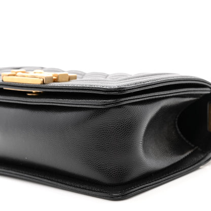 Chanel Caviar Quilted Small Boy Flap Black 10 of 11