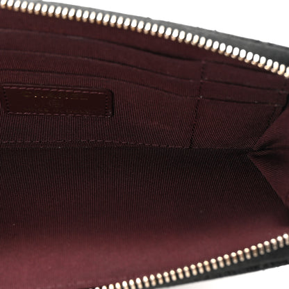 Chanel Caviar Quilted Phone Holder Zip Clutch Black 5 of 7