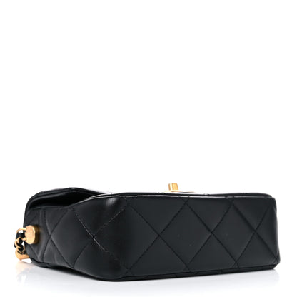 Chanel Lambskin Quilted Mini My Perfect Flap Black 4 of 10