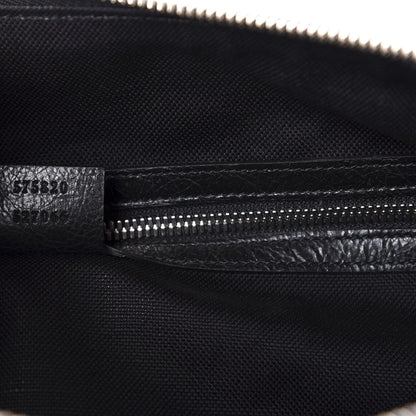 Gucci Fluffy Calfskin Morpheus Weekender Duffle Black 9 of 10