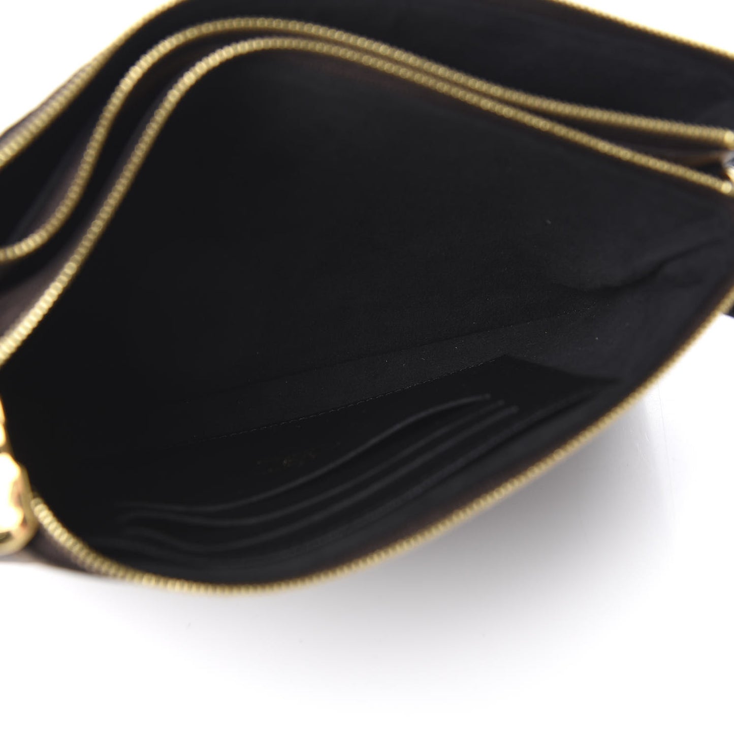 Reverse Monogram Giant Double Zip Pochette