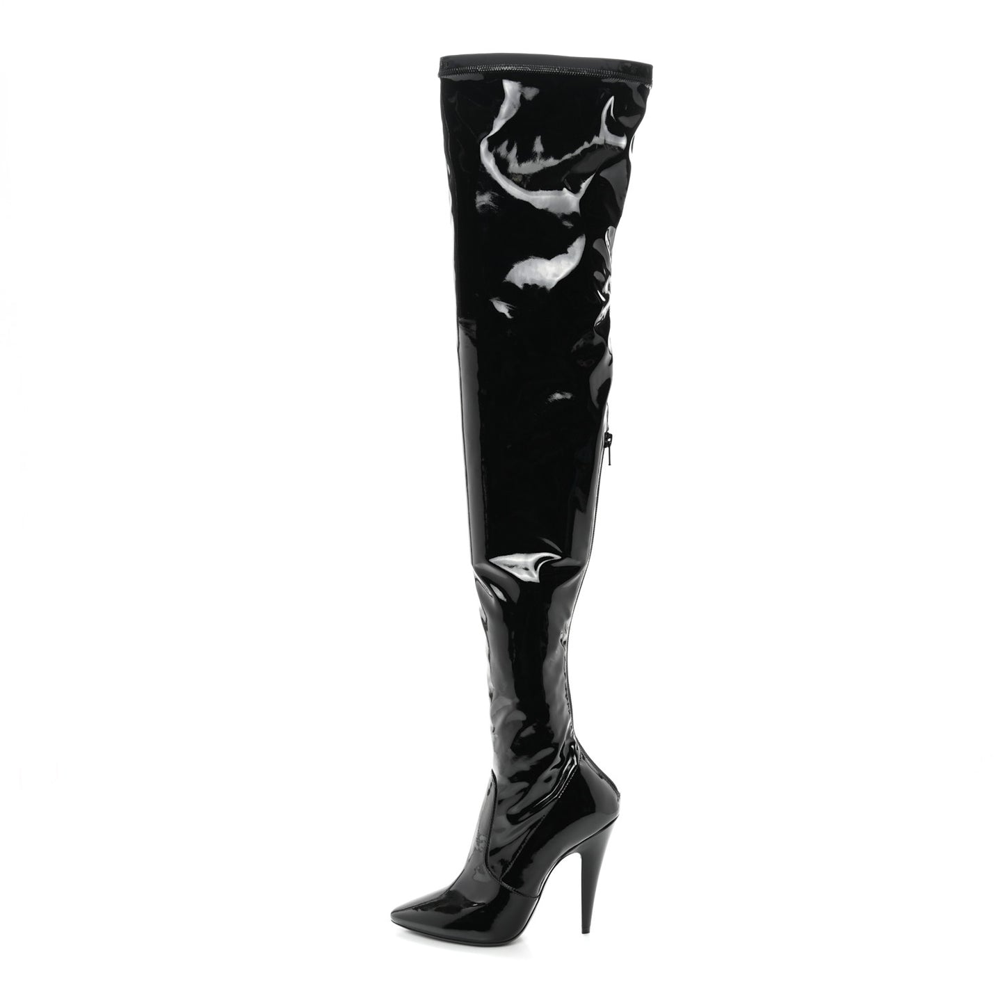 Latex Ayalah 110 Over The Knee Boots 38 Black