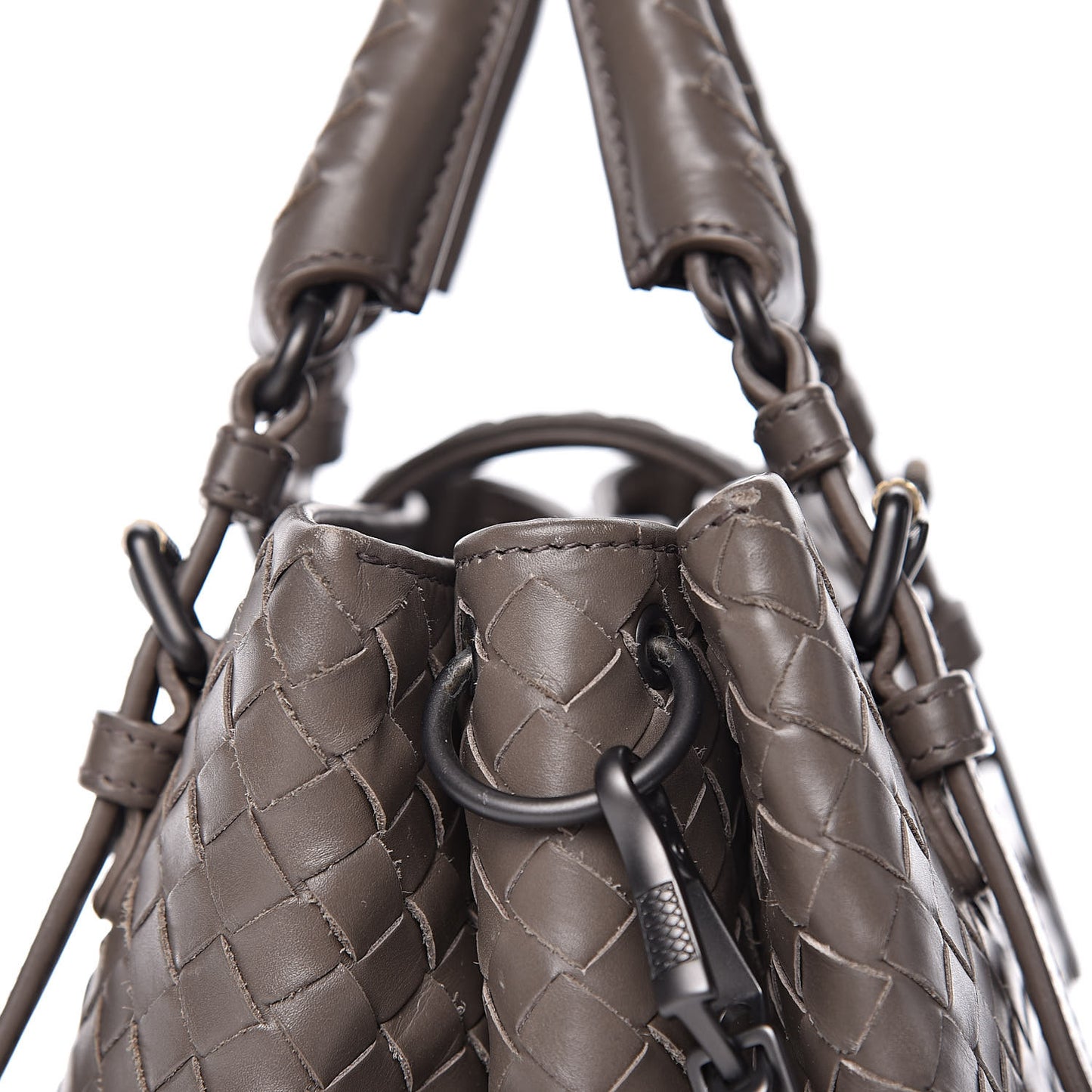 Nappa Intrecciato Baby Roma Tote New Steel