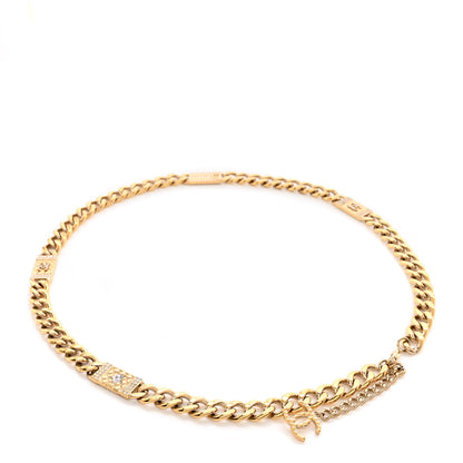 Chanel Crystal CC Cuba Chain Belt Gold 2 of 4