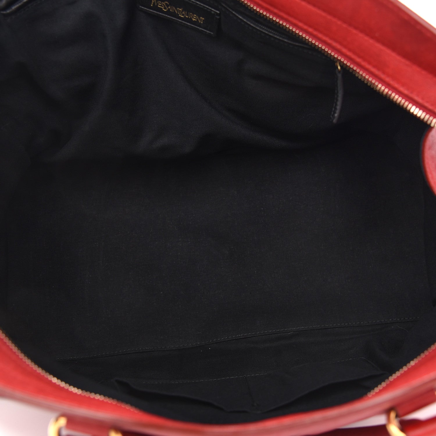 Saint Laurent Sheepskin Large Cabas ChYc Red 4 of 10