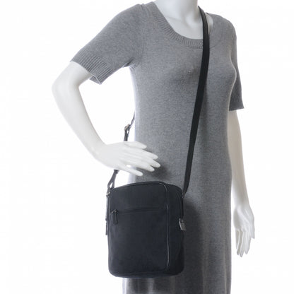 Gucci Monogram GG Flight Small Crossbody Bag Black 2 of 7