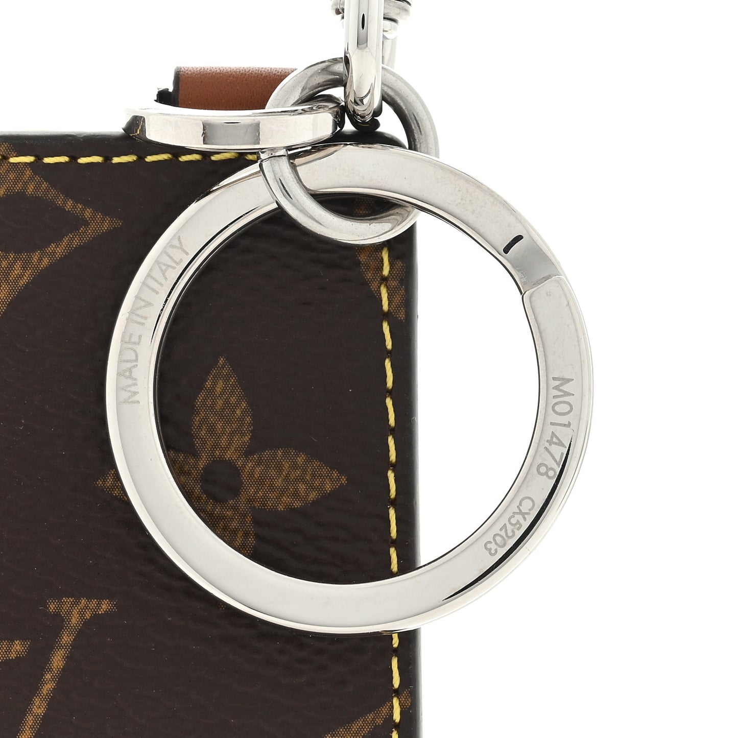 Monogram LV Chocolate Bar Bag Charm Key Holder