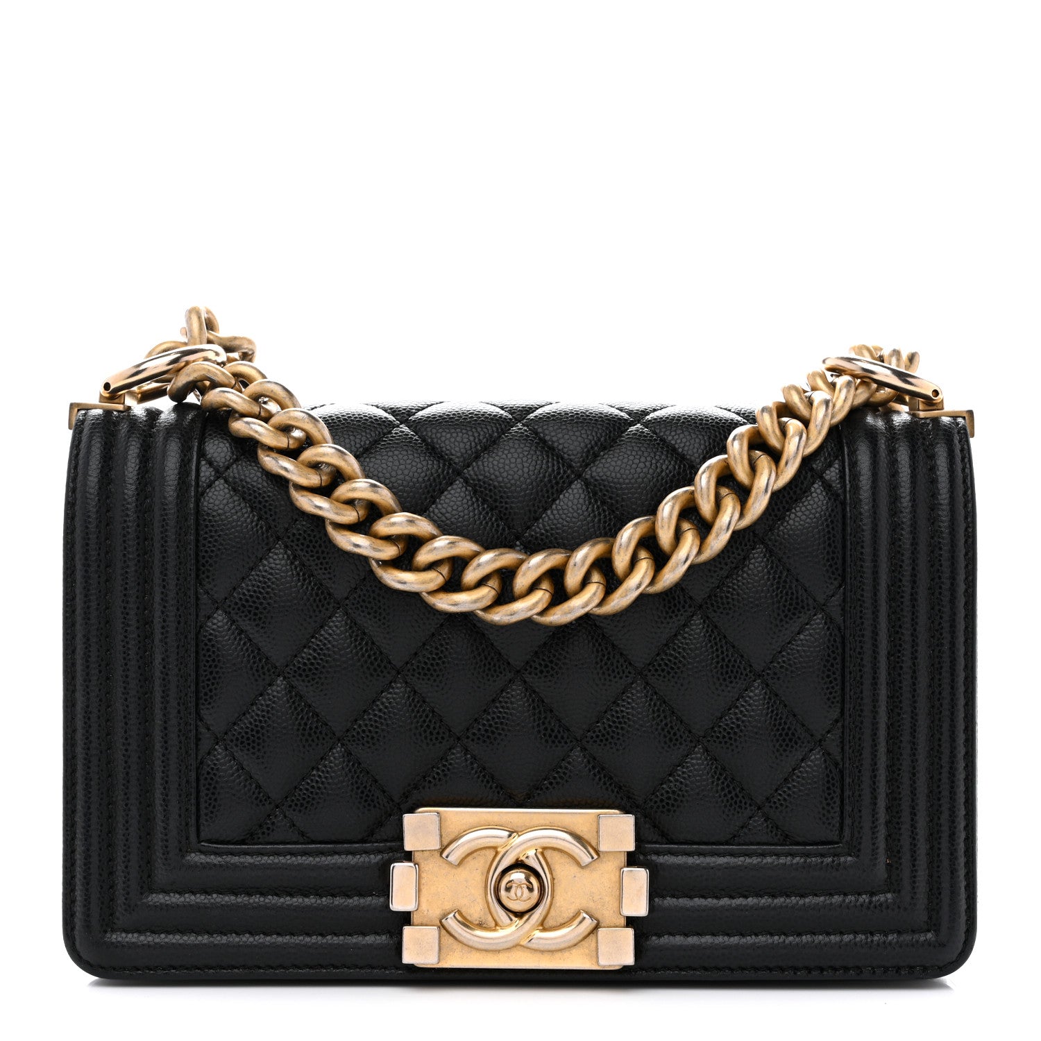Chanel Caviar Quilted Small Boy Flap Black 1 of 14