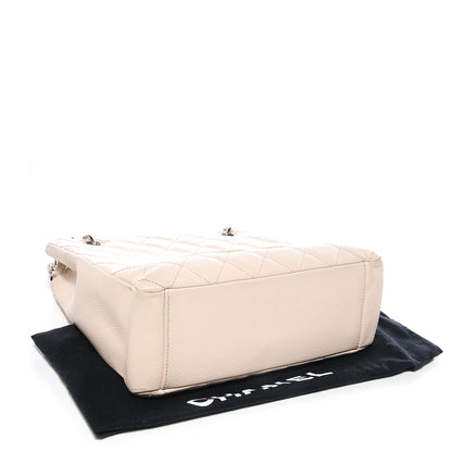 Chanel Caviar Petit Shopping Tote PST Beige Clair 4 of 7