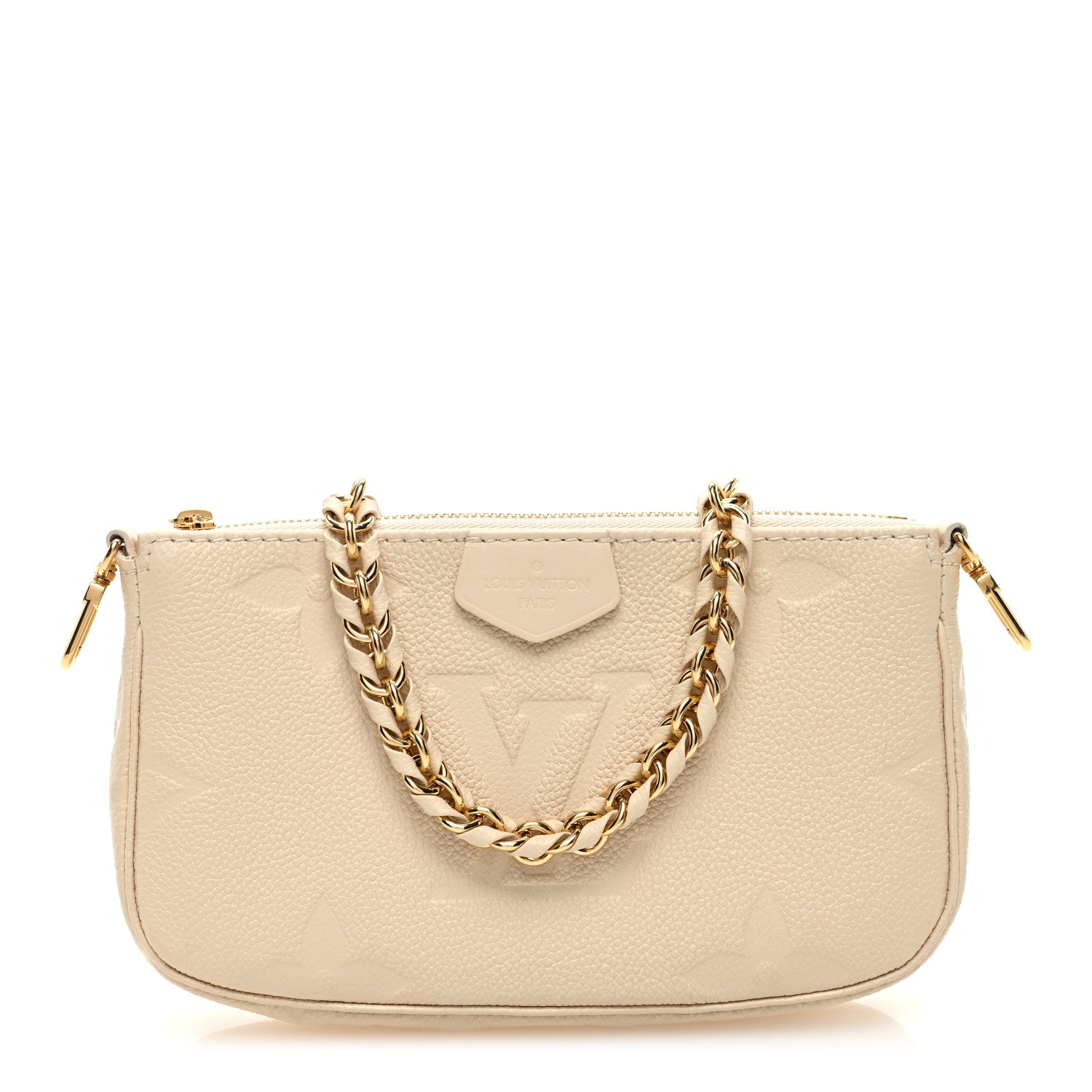 Louis Vuitton Empreinte Monogram Giant Multi Pochette Accessories Mini Pochette Cream 1 of 9