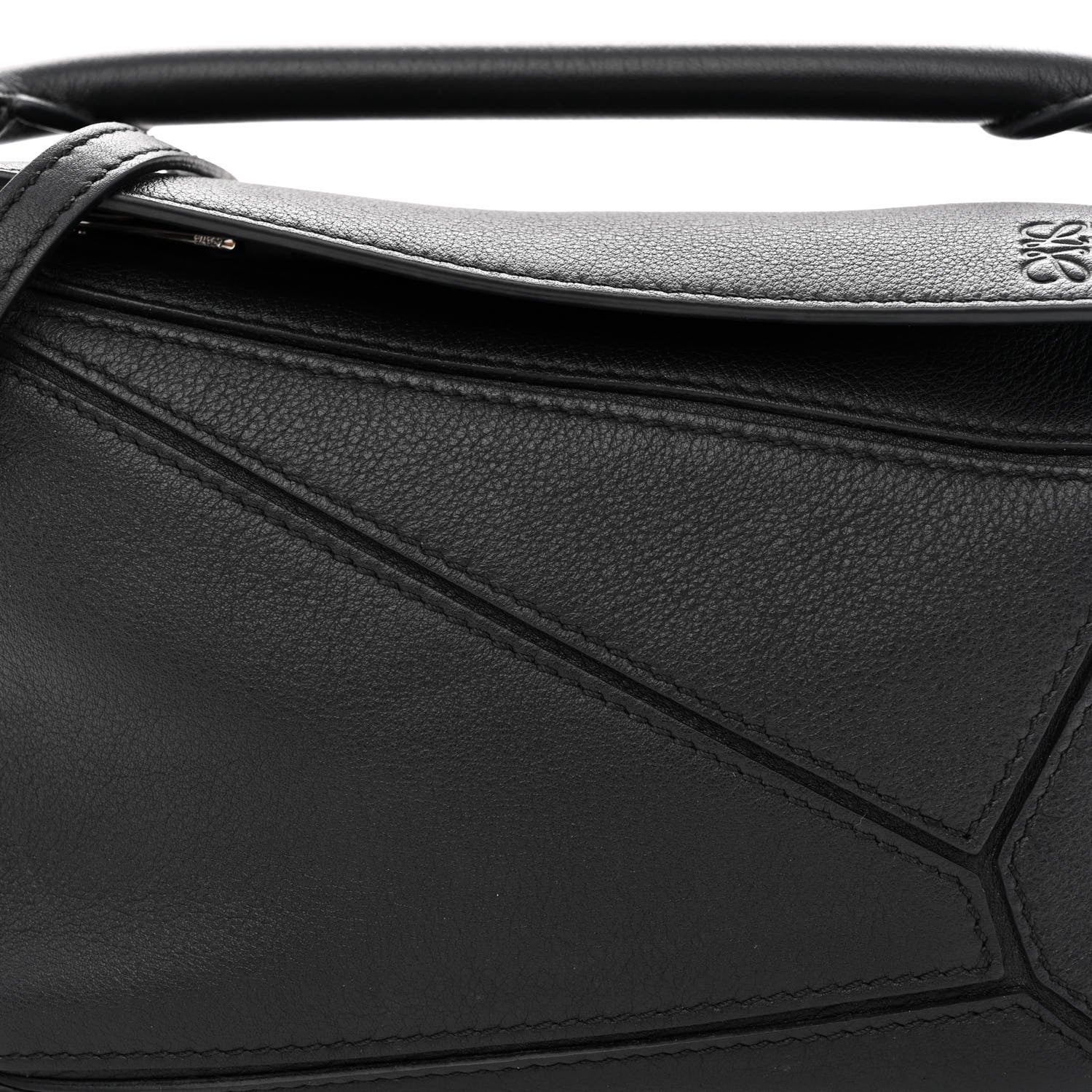 Loewe Calfskin Mini Puzzle Bag Black 8 of 10