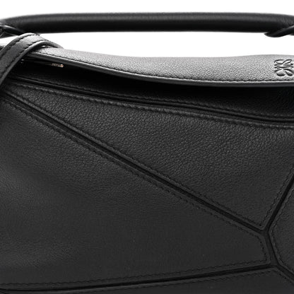 Loewe Calfskin Mini Puzzle Bag Black 8 of 10
