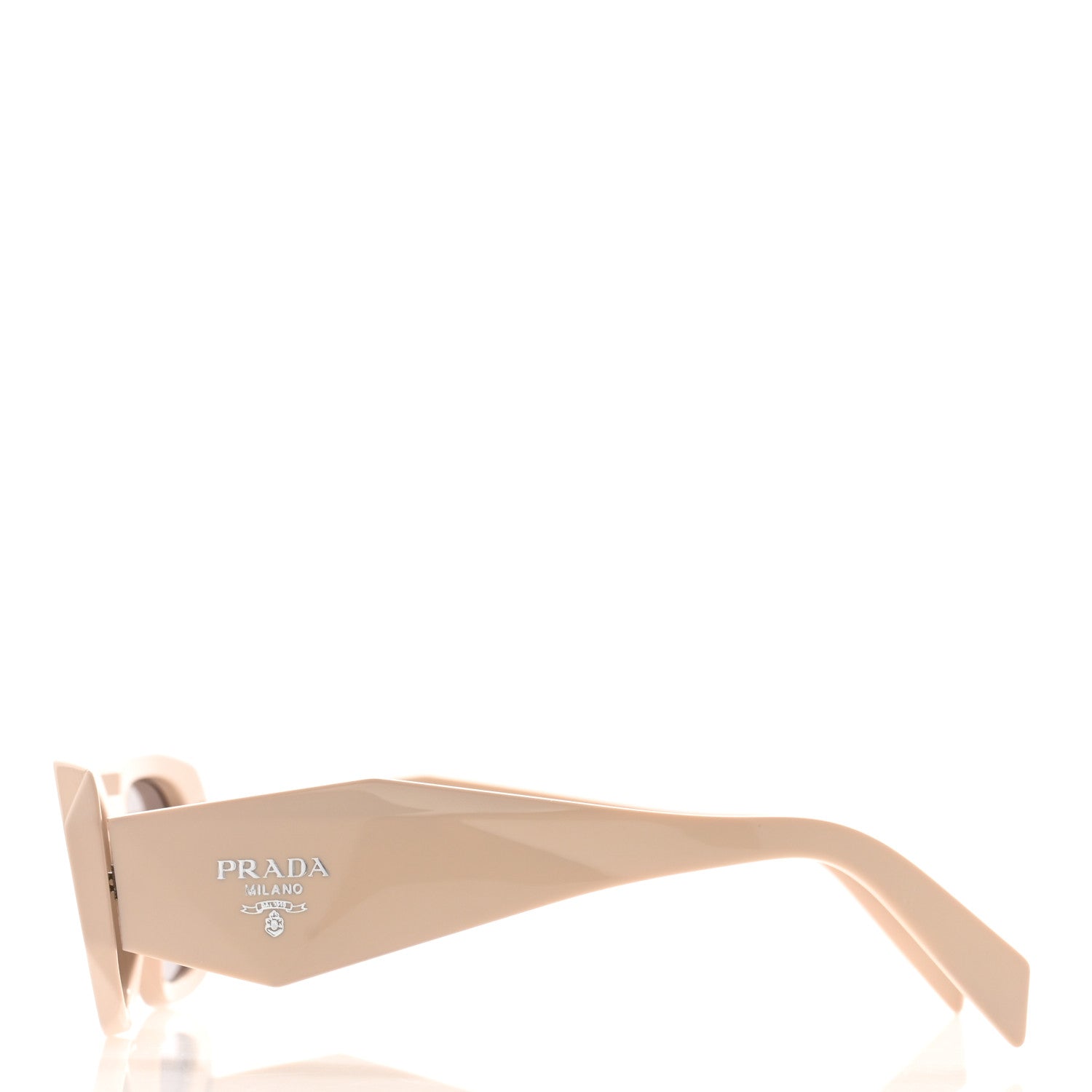 Prada Acetate Symbole Sunglasses SPR 17W Plum Beige 3 of 8